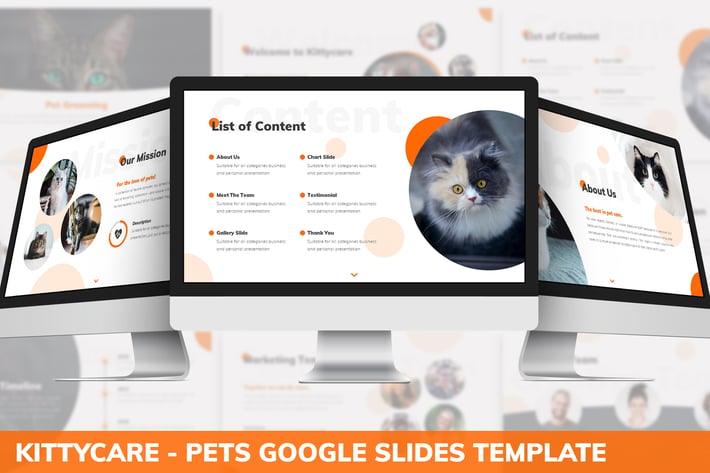 Kittycare - Pets Google Slides Template