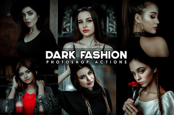Dark Urban Black Fashion Actions