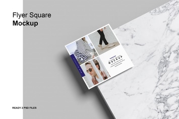 Flyer Square Mock-Up