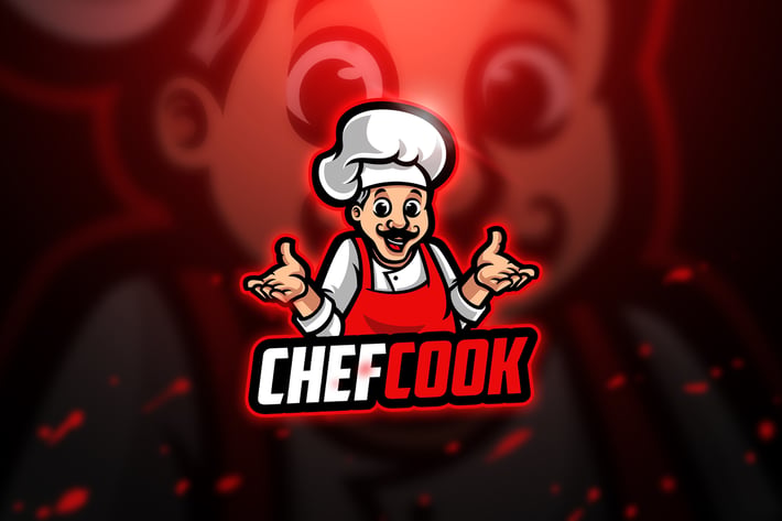 Chefcook 3 - Mascot & Esport Logo