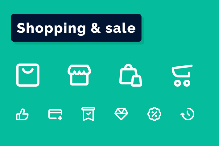 Shopping & Sale Icons