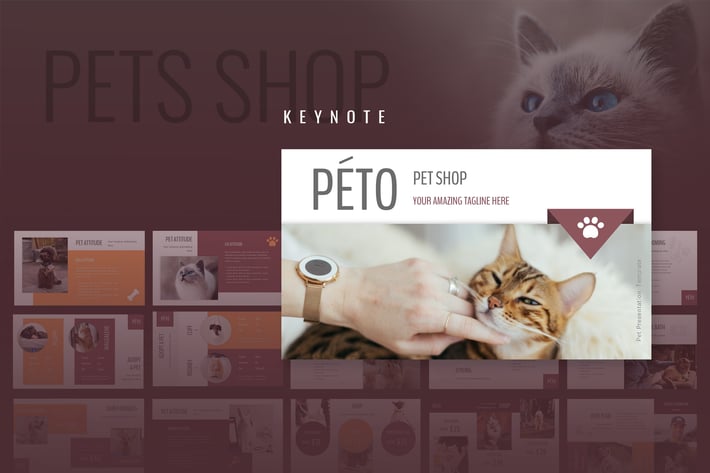 Peto - Pet Shop Keynote Presentation