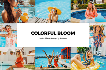 20 Colorful Bloom Lightroom Presets & LUTs