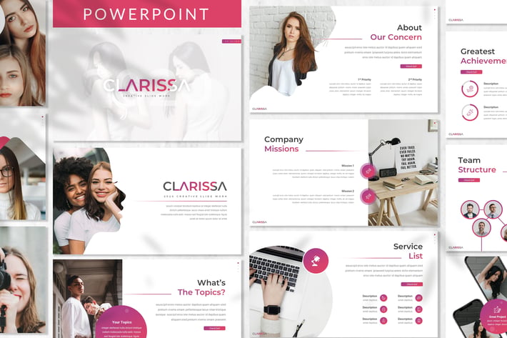 Clarissa - Business Powerpoint Template