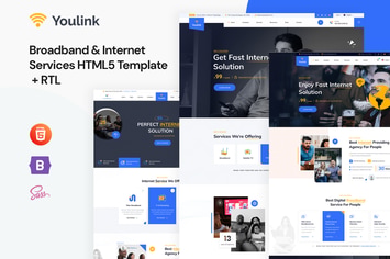 Youlink - Broadband & Internet Services Template