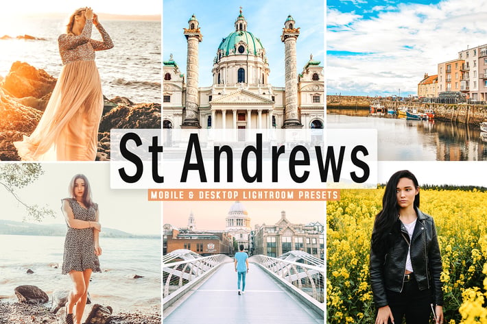 St Andrews Mobile & Desktop Lightroom Presets