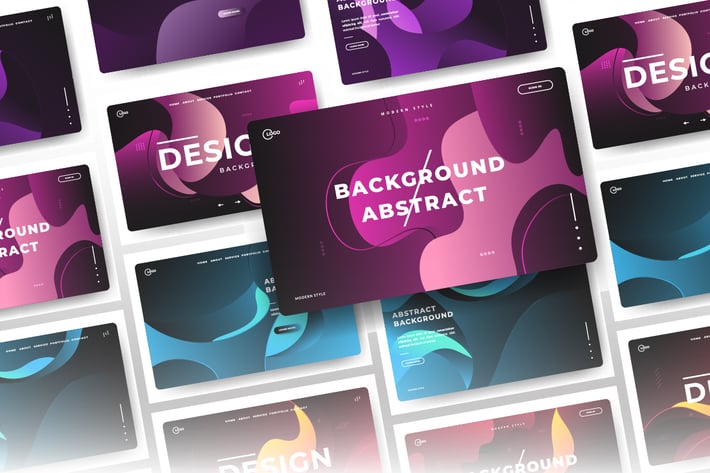 Abstract trendy gradient background