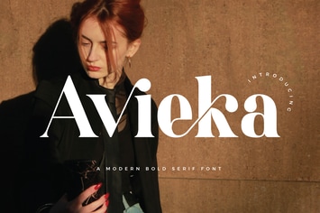 Avieka Bold Serif Font