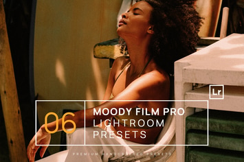 6 Moody Film Pro Lightroom Presets + Mobile