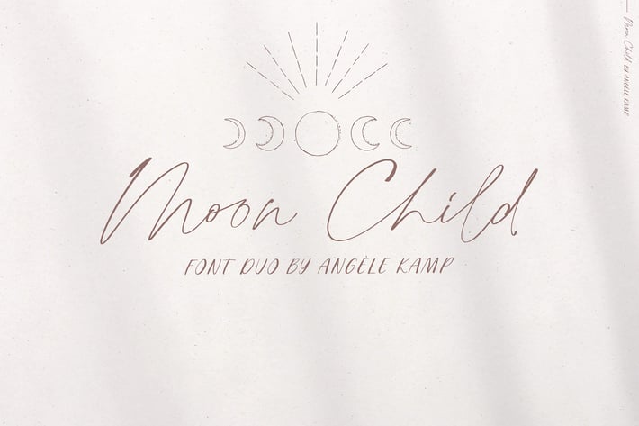 Moon Child font duo