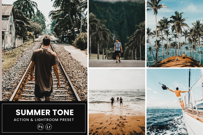 Summer Tone Photoshop Action & Lightrom Presets