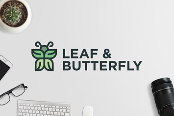 Leaf And Butterfly