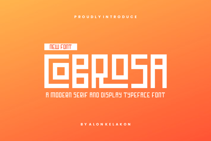 Cobrosa Modern Serif & Display Font