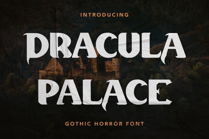 Dracula Palace - Ghotic Horror Font