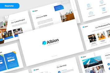 Company Profile Keynote Presentation Template