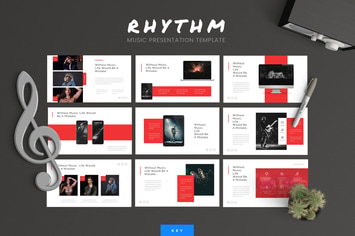 Rhythm - Music Keynote Presentation Template