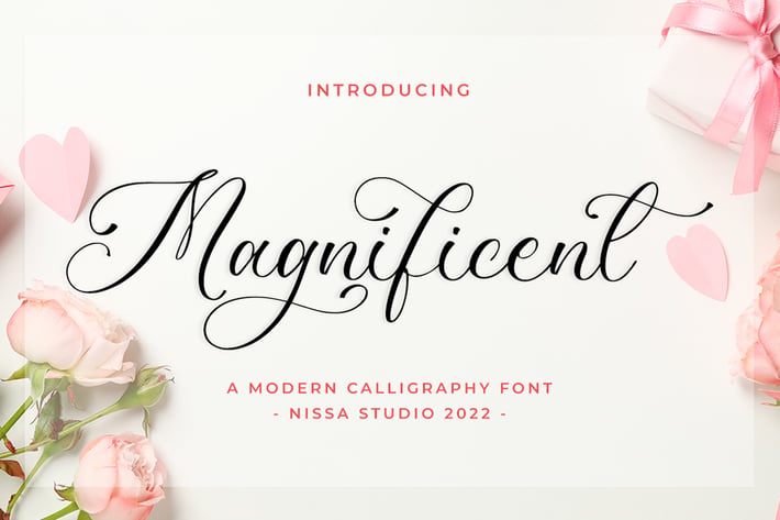 Magnificent - Lovely Script Font