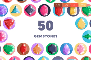 Gemstones Icons