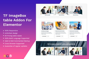 Image Box addon - widget for Elementor
