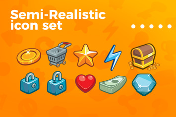 Games and applications icon set vol 2