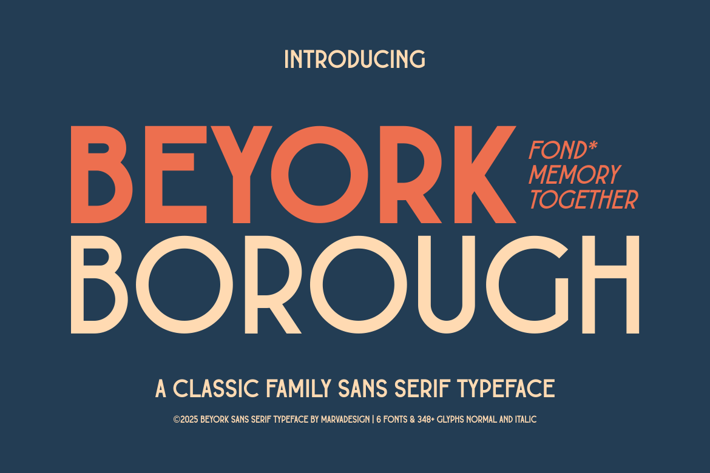 Beyork - A Classic Sans Serif Font