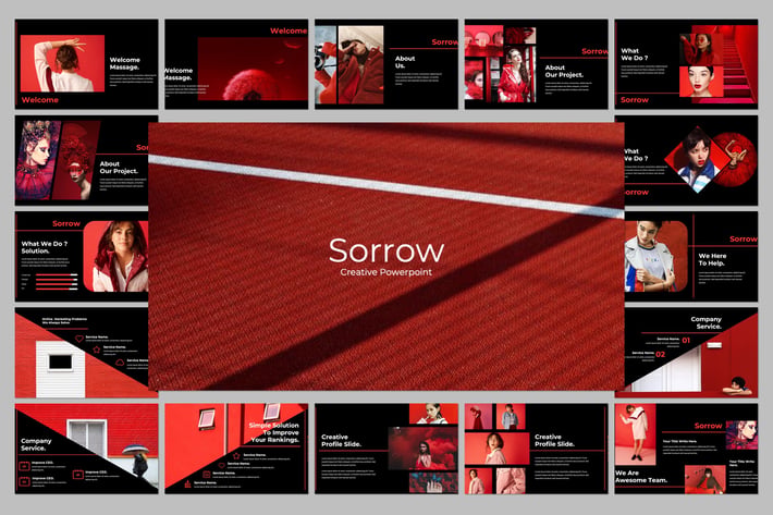 Sorrow Creative Powerpoint