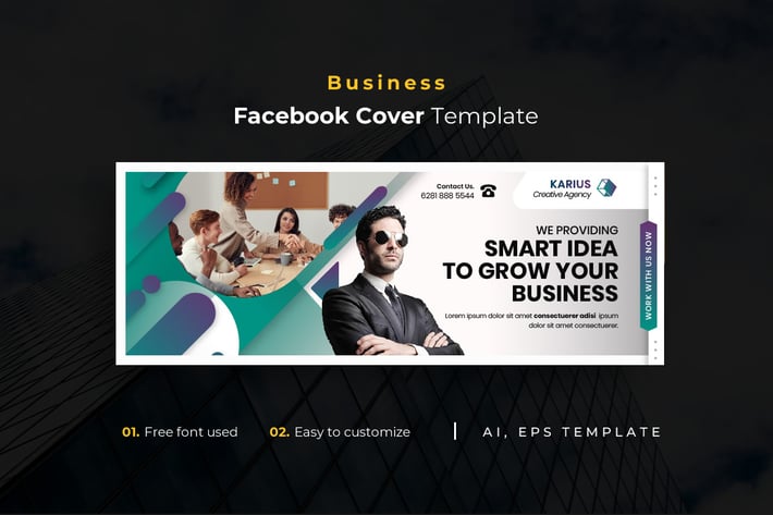 Business r29  Facebook Cover Template