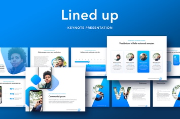 Lined Up Keynote Template