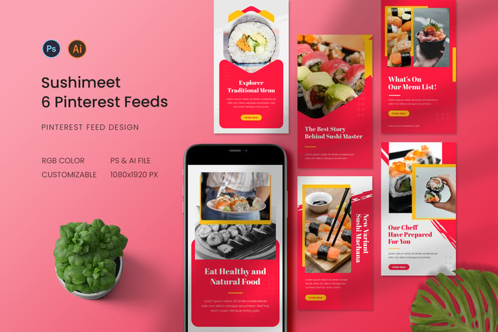 Sushimeet Pinterest Cover