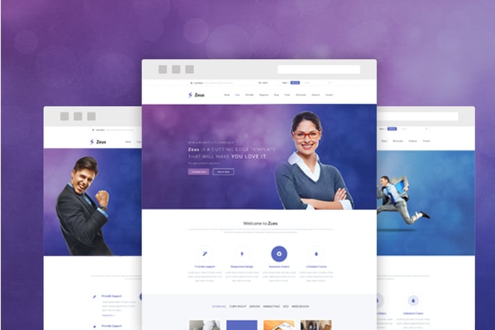 Zeus - PSD Template
