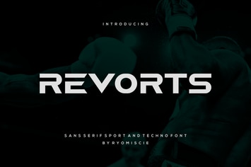 Revorts - Sans Serif Sport And Techno Font