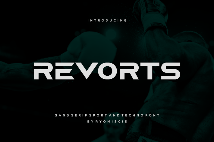 Revorts - Sans Serif Sport And Techno Font