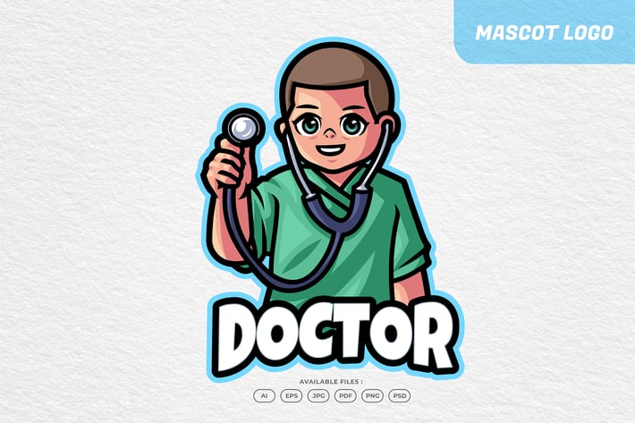 Doctor Kid Medical Logo
