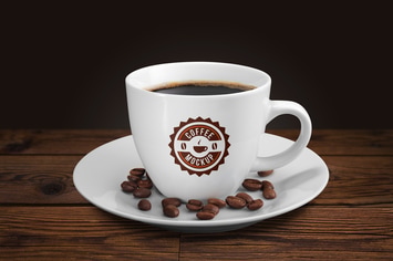 Coffee cup mockup