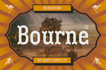 Bourne – Tuscan Font