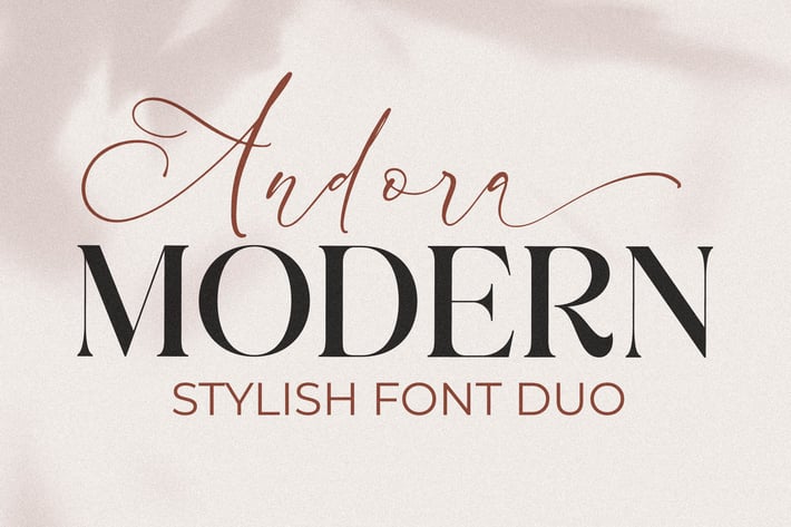 Andora Modern Font Duo