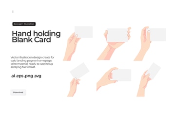 Black Card mockup - Illustration