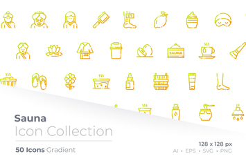Sauna Gradient Icon