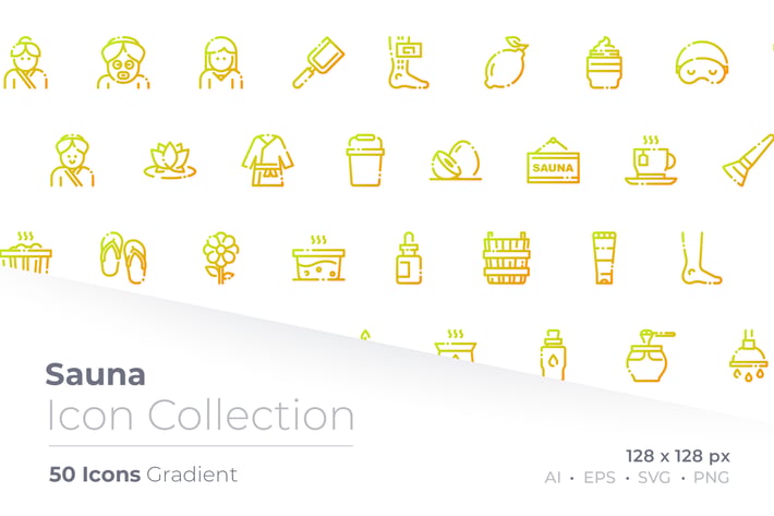 Sauna Gradient Icon
