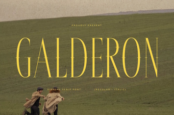 Galderon Display Serif Font 