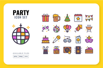 Party Icon Set