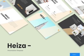 Heiza - Corporate Keynote Presentation Template