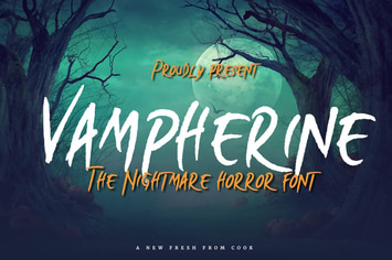 Vampherine - Nightmare Horror Font