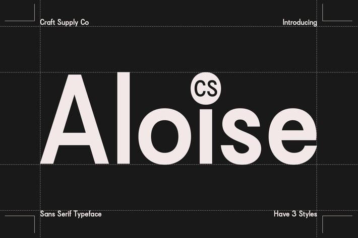 Aloise – Contemporary Font