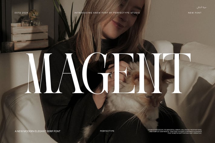 Magent Modern Serif Font
