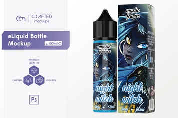 eLiquid Bottle Mockup v. 60ml-C