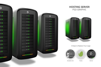 Hosting Server Pro Dark Series Right View
