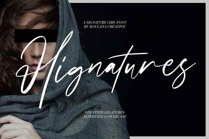  Hignatures Signature Brush Font