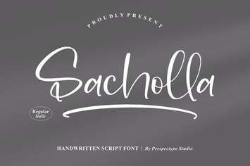 Sacholla Handwritten Script Font