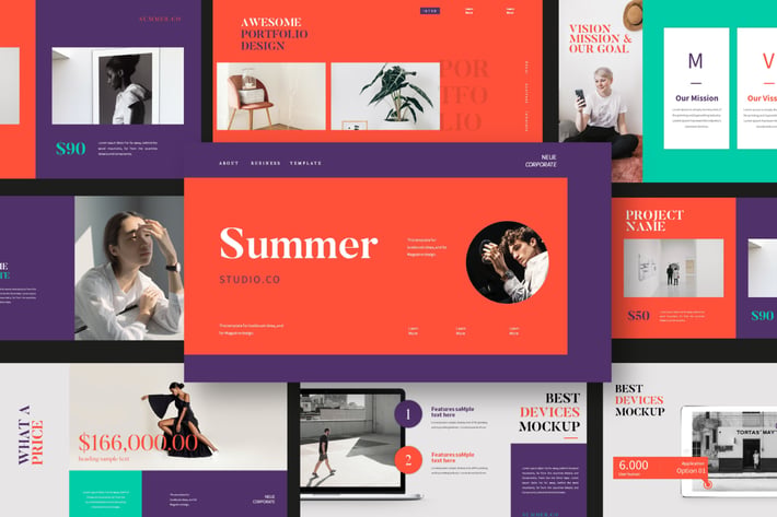 Summer Powerpoint Template
